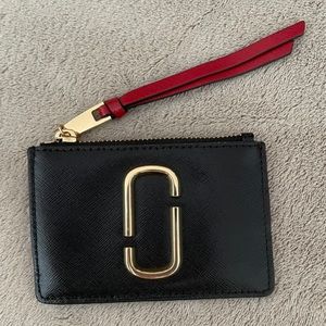 Marc Jacobs Black/Red ‘Snapshot’ Cardholder/Card Wallet